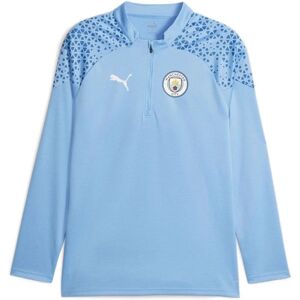 Puma Manchester City Training Quarter Zip Top - Light Blue - Training Top Puma Manchester City Training Quarter Zip Top - Light Blue - Training Top
