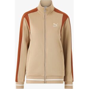 Puma T7 Träningsjacka - Dam - Beige - Liten Puma T7 Träningsjacka - Dam - Beige - Liten