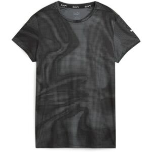 Puma Run Favorite svart T-shirt med kort ärm Puma Run Favorite svart T-shirt med kort ärm