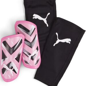 Puma Ultra Twist Pink/White Impact-Resistant Football Shin Guards Puma Ultra Twist Pink/White Impact-Resistant Football Shin Guards