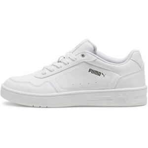 PUMA Court Classy Sneakers Damen - Vit Silver Metallic - Sneakers PUMA Court Classy Sneakers Damen - Vit Silver Metallic - Sneakers