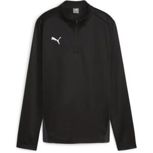 PUMA Dame Sportshirt teamGOAL Training 1/4 Zip - Sort - L PUMA Dame Sportshirt teamGOAL Training 1/4 Zip - Sort - L