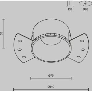 Maytoni Share Faretto incassato - LED, Bianco, GU10 Maytoni Share Faretto incassato - LED, Bianco, GU10