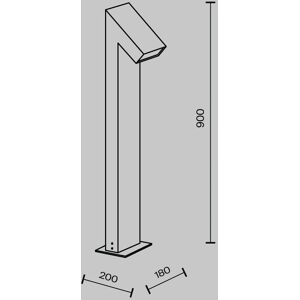 Maytoni - GUSS - Graphite - LED - Outdoor floor lamp Maytoni - GUSS - Graphite - LED - Outdoor floor lamp