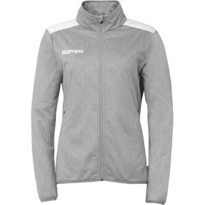 KEMPA Damen Kapuzensweat Emotion 27 - Dark Grey Melange/White - S - Sweatshirt KEMPA Damen Kapuzensweat Emotion 27 - Dark Grey Melange/White - S - Sweatshirt