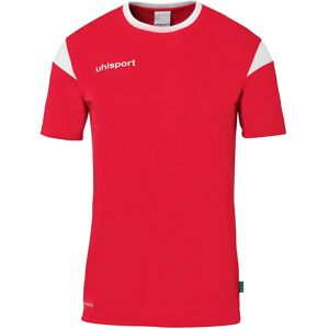 UHLSPORT Maglietta uomo Squad 27 a maniche corte - Rosso/Bianco - XL UHLSPORT Maglietta uomo Squad 27 a maniche corte - Rosso/Bianco - XL