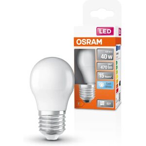 Osram LED Lamp 470 lm - E27, 4000K, Kalt weiß - Classic Sphere Osram LED Lamp 470 lm - E27, 4000K, Kalt weiß - Classic Sphere