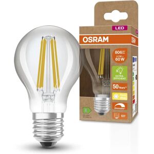 Osram A60 Ultra Efficient Filament LED Bulb - Warm white - 60W eq. Osram A60 Ultra Efficient Filament LED Bulb - Warm white - 60W eq.