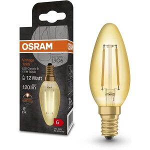 OSRAM Vintage 1906 LED E14 Goud 1,5W 120lm - LED-lamp - Vintage-editie OSRAM Vintage 1906 LED E14 Goud 1,5W 120lm - LED-lamp - Vintage-editie