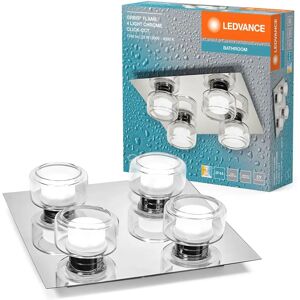 LEDVANCE Orbis Flame 4x5,5W Click CCT IP44 Chrome - Applique murale et plafond - Publicité LEDVANCE Orbis Flame 4x5,5W Click CCT IP44 Chrome - Applique murale et plafond - Publicité