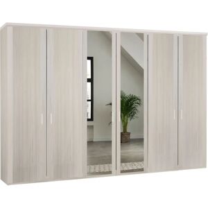 WIEMANN Bern Kleiderschrank - Polarlärche Dekor, 6 Türen, 216cm Hoch WIEMANN Bern Kleiderschrank - Polarlärche Dekor, 6 Türen, 216cm Hoch