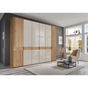 WIEMANN Cardiff Beige Kleiderschrank - 6 Türen, Glas, Holz WIEMANN Cardiff Beige Kleiderschrank - 6 Türen, Glas, Holz