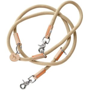 Hunter MALIA Beige Dog Lead - Adjustable, Durable, German Craftsmanship Hunter MALIA Beige Dog Lead - Adjustable, Durable, German Craftsmanship