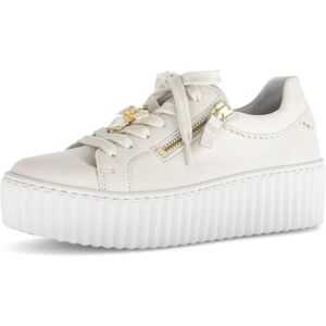 Gabor Baskets en Nappa Beige avec Plateforme - Baskets - Publicité Gabor Baskets en Nappa Beige avec Plateforme - Baskets - Publicité