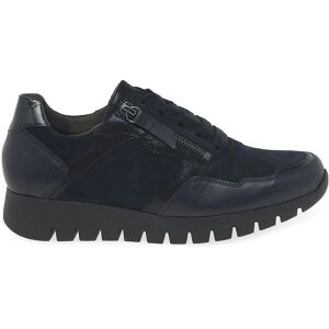Gabor Willet Womens Trainers - Dark Blue Suede Leather - UK 7 - Trainer Gabor Willet Womens Trainers - Dark Blue Suede Leather - UK 7 - Trainer
