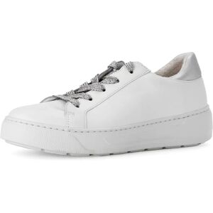 Gabor Baskets - 63.211.21 - Blanc/Argent Chaussures Décontractées - Publicité Gabor Baskets - 63.211.21 - Blanc/Argent Chaussures Décontractées - Publicité