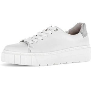Gabor Witte Casual Sneakers - Comfort, Trendy Dikke Zool Gabor Witte Casual Sneakers - Comfort, Trendy Dikke Zool