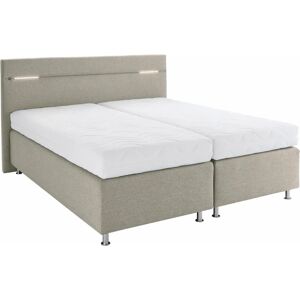 Westfalia Schlafkomfort Beiges LED Boxspringbett - Bett Westfalia Schlafkomfort Beiges LED Boxspringbett - Bett