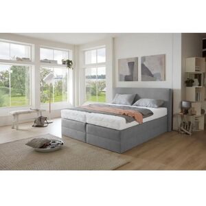 Westfalia Schlafkomfort Microvelours Grau 195x205cm - Boxspringbett Westfalia Schlafkomfort Microvelours Grau 195x205cm - Boxspringbett