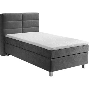 Westfalia Schlafkomfort Microvelours Boxspringbett - H2 - 90x200 cm Westfalia Schlafkomfort Microvelours Boxspringbett - H2 - 90x200 cm