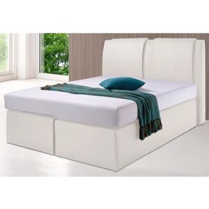 Westfalia Schlafkomfort Boxspringbett - Weiß, 180x200cm, H2, 5-Zonen Taschenfederkern Westfalia Schlafkomfort Boxspringbett - Weiß, 180x200cm, H2, 5-Zonen Taschenfederkern
