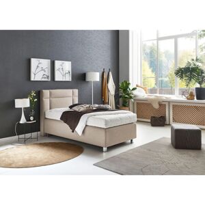 WESTFALIA SCHLAFKOMFORT Boxspringbett - Beige, Bonnell-Federkern, H3, 90x200cm WESTFALIA SCHLAFKOMFORT Boxspringbett - Beige, Bonnell-Federkern, H3, 90x200cm
