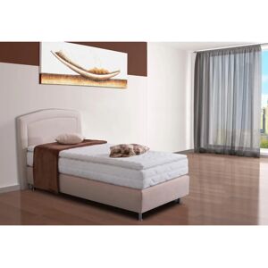 WESTFALIA SCHLAFKOMFORT Beiges Boxspringbett - Bonnell-Federkern 90x200cm WESTFALIA SCHLAFKOMFORT Beiges Boxspringbett - Bonnell-Federkern 90x200cm