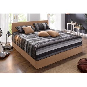 Westfalia Polsterbett Davos - Bett, Braun, Verstellbare Latten, Made in Germany Westfalia Polsterbett Davos - Bett, Braun, Verstellbare Latten, Made in Germany