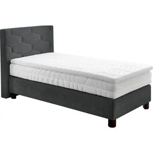Westfalia Schlafkomfort Boxspringbett - 105x210 cm, grau, mit Topper Westfalia Schlafkomfort Boxspringbett - 105x210 cm, grau, mit Topper