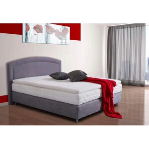 Westfalia Schlafkomfort Mikrovelours Boxspringbett - 154x210cm - Grau - Made in Germany Westfalia Schlafkomfort Mikrovelours Boxspringbett - 154x210cm - Grau - Made in Germany