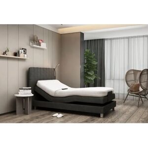 Westfalia Schlafkomfort Boxspringbett - 138x211cm - Schwarz - Bett mit LED-Beleuchtung Westfalia Schlafkomfort Boxspringbett - 138x211cm - Schwarz - Bett mit LED-Beleuchtung