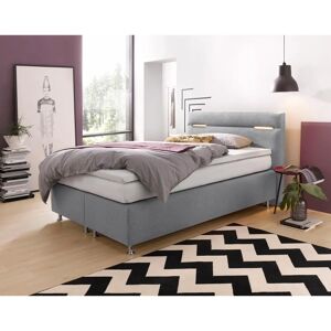 Westfalia Schlafkomfort Grau Boxspringbett mit LED - Bett Westfalia Schlafkomfort Grau Boxspringbett mit LED - Bett