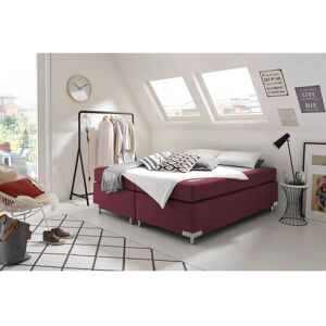 WESTFALIA SCHLAFKOMFORT Holland Bordeaux-rot Boxspringbett - Komplettset WESTFALIA SCHLAFKOMFORT Holland Bordeaux-rot Boxspringbett - Komplettset