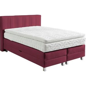 WESTFALIA Boxspringbett - Bordeaux-rot - 140x200cm - Komplettbett mit Stauraum WESTFALIA Boxspringbett - Bordeaux-rot - 140x200cm - Komplettbett mit Stauraum