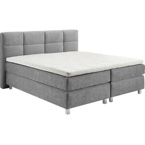 WESTFALIA SCHLAFKOMFORT Microvelours Boxspringbett - Komplettbett mit 2 Bonnell-Federkernmatratzen H3 WESTFALIA SCHLAFKOMFORT Microvelours Boxspringbett - Komplettbett mit 2 Bonnell-Federkernmatratzen H3