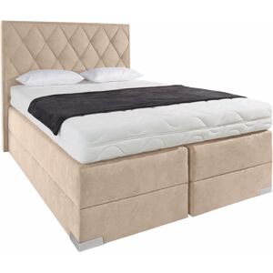 WESTFALIA SCHLAFKOMFORT Microvelours Boxspringbett - 200x200cm - H3 WESTFALIA SCHLAFKOMFORT Microvelours Boxspringbett - 200x200cm - H3