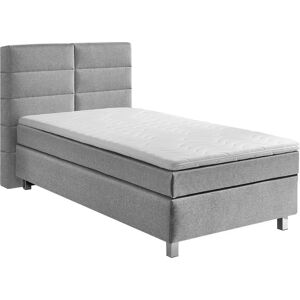 Westfalia SCHLAFKOMFORT - 90x200cm Grau Boxspringbett mit Schaum-Topper - Schlafzimmermöbel Westfalia SCHLAFKOMFORT - 90x200cm Grau Boxspringbett mit Schaum-Topper - Schlafzimmermöbel