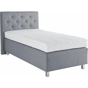 Westfalia Schlafkomfort Boxspringbett - 100x200cm, H3, Grau Westfalia Schlafkomfort Boxspringbett - 100x200cm, H3, Grau