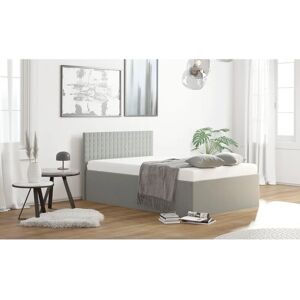 Westfalia Schlafkomfort Grau Samtvelours Polsterbett - Polsterbett Westfalia Schlafkomfort Grau Samtvelours Polsterbett - Polsterbett