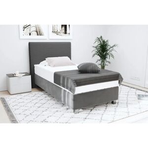 WESTFALIA SCHLAFKOMFORT Sven - Graues Boxspringbett mit Topper WESTFALIA SCHLAFKOMFORT Sven - Graues Boxspringbett mit Topper