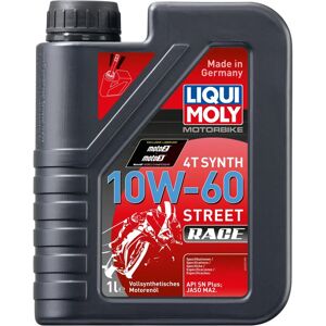 LIQUI MOLY Moottoripyörä 4T Synth 10W-60 Street Race - 1 l LIQUI MOLY Moottoripyörä 4T Synth 10W-60 Street Race - 1 l