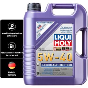 LIQUI MOLY Lage Viscositeit High Tech 5W-40 - Leichtlauf (5 l) LIQUI MOLY Lage Viscositeit High Tech 5W-40 - Leichtlauf (5 l)