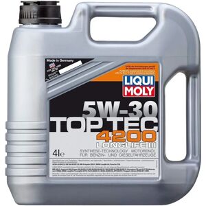 Oleju silnikowy Liqui Moly Top Tec 4200 5W-30 - Standard VW, BMW, Porsche Oleju silnikowy Liqui Moly Top Tec 4200 5W-30 - Standard VW, BMW, Porsche