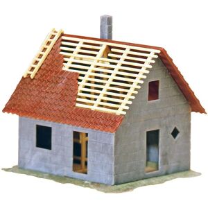 Huis in aanbouw - Modeltrein gebouw - H0 schaal - Huis in aanbouw Huis in aanbouw - Modeltrein gebouw - H0 schaal - Huis in aanbouw