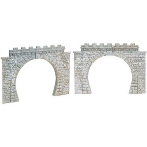Faller 120565 HO schaal dubbele sporen tunnelportalen - modelonderdelen Faller 120565 HO schaal dubbele sporen tunnelportalen - modelonderdelen
