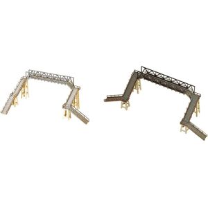 Faller N Voetgangersbrug - Modelspoorbaan opbouw Faller N Voetgangersbrug - Modelspoorbaan opbouw