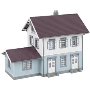 Faller 110138 Oberstenfeld H0 Station in lichtblauw en wit Faller 110138 Oberstenfeld H0 Station in lichtblauw en wit