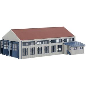 Faller Modelleisenbahn - Zweistöckige Lokremise mit modernen Fassaden Faller Modelleisenbahn - Zweistöckige Lokremise mit modernen Fassaden