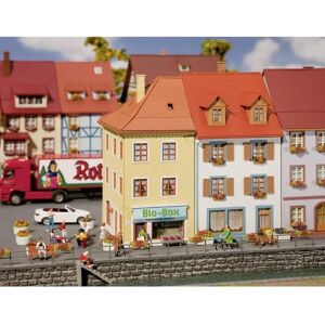 Faller 130496 H0 Mini Townhouses with Shop - Model Train Buildings Faller 130496 H0 Mini Townhouses with Shop - Model Train Buildings
