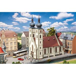 Faller Model Railway Town Church - Doppeltower H0 - Model Building Faller Model Railway Town Church - Doppeltower H0 - Model Building